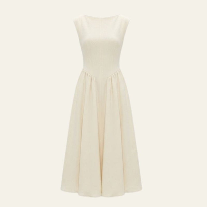 Rosa | Women's Wedding Guest Elegant The Verona Cut-Out Midi Dress Dresses — 1