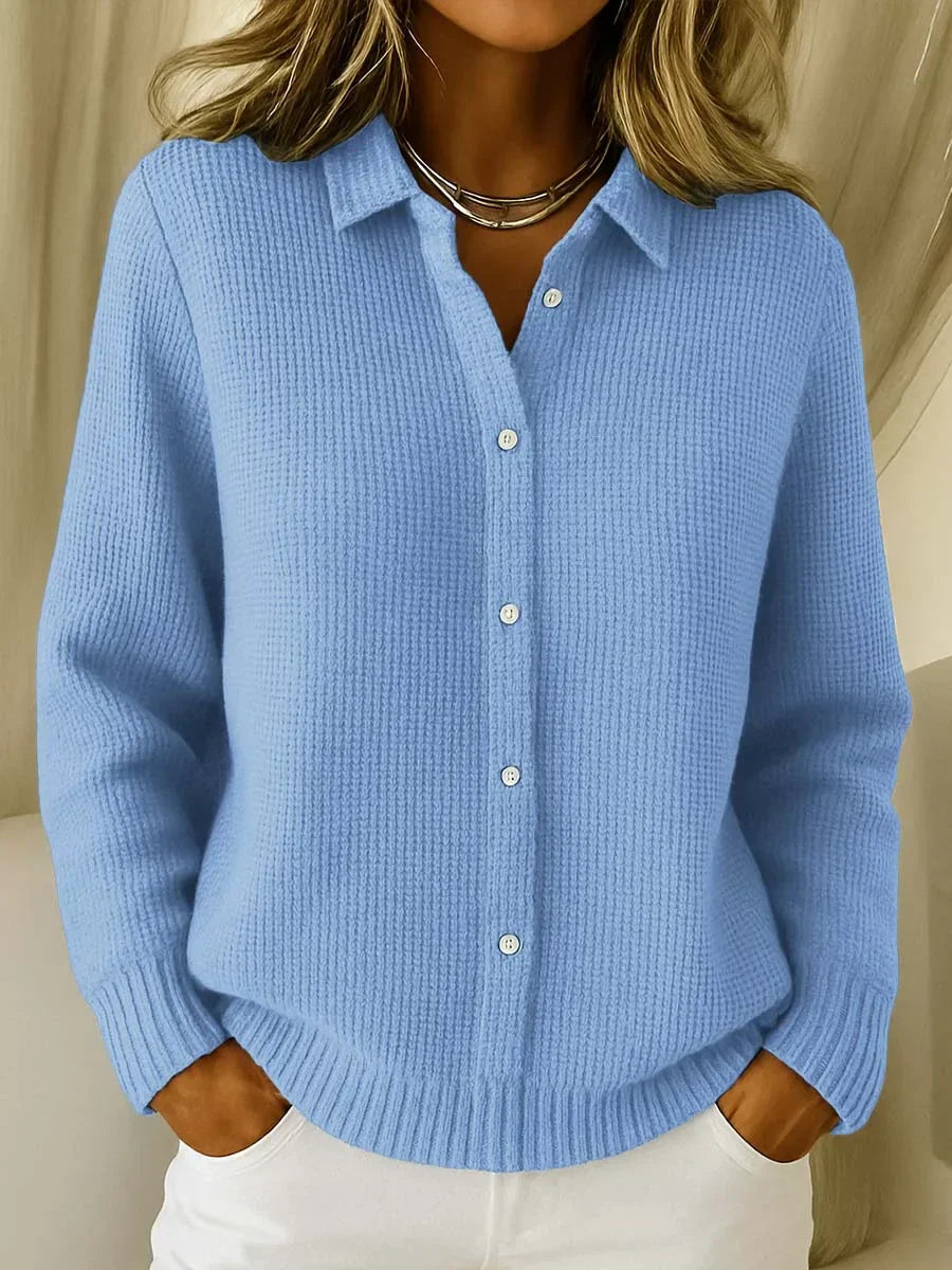 Sienna | Women's Elegant Cozy Knit Cardigan Sweaters — 1