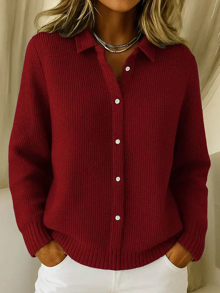 Sienna | Women's Elegant Cozy Knit Cardigan Sweaters — 3