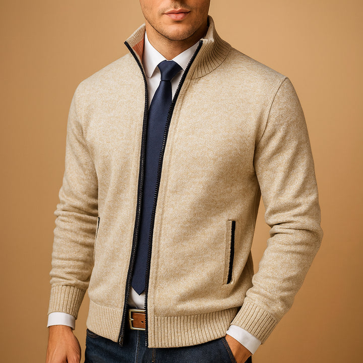 Silvestre | Men's Knit Cozy Nathan Sweaters — Beige