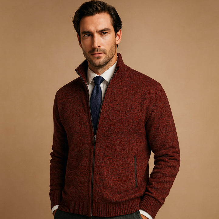 Silvestre | Men's Knit Cozy Nathan Sweaters — Red