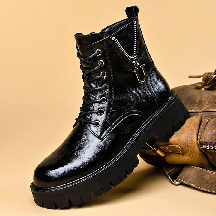 Sollyn | Women's Stylish and Rugged Prestige Leather Boots — 2