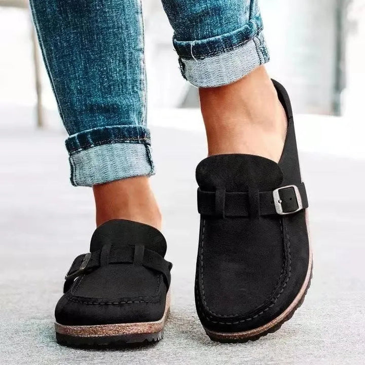 Theawynn | Women's Orthopedic Comfort STYLISH SLIP-ONS Loafers — Black