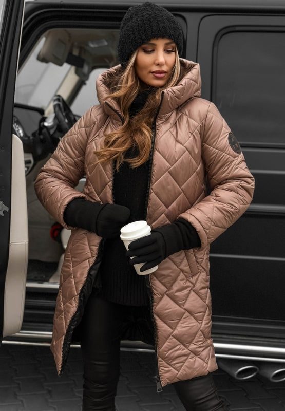 Tindradora | Women's Stitched Diamond Panels Jackets — 1