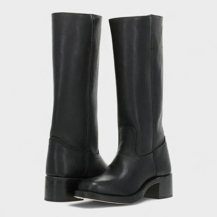 Tovaynn | Women's Classic Cowboy Boots — Black