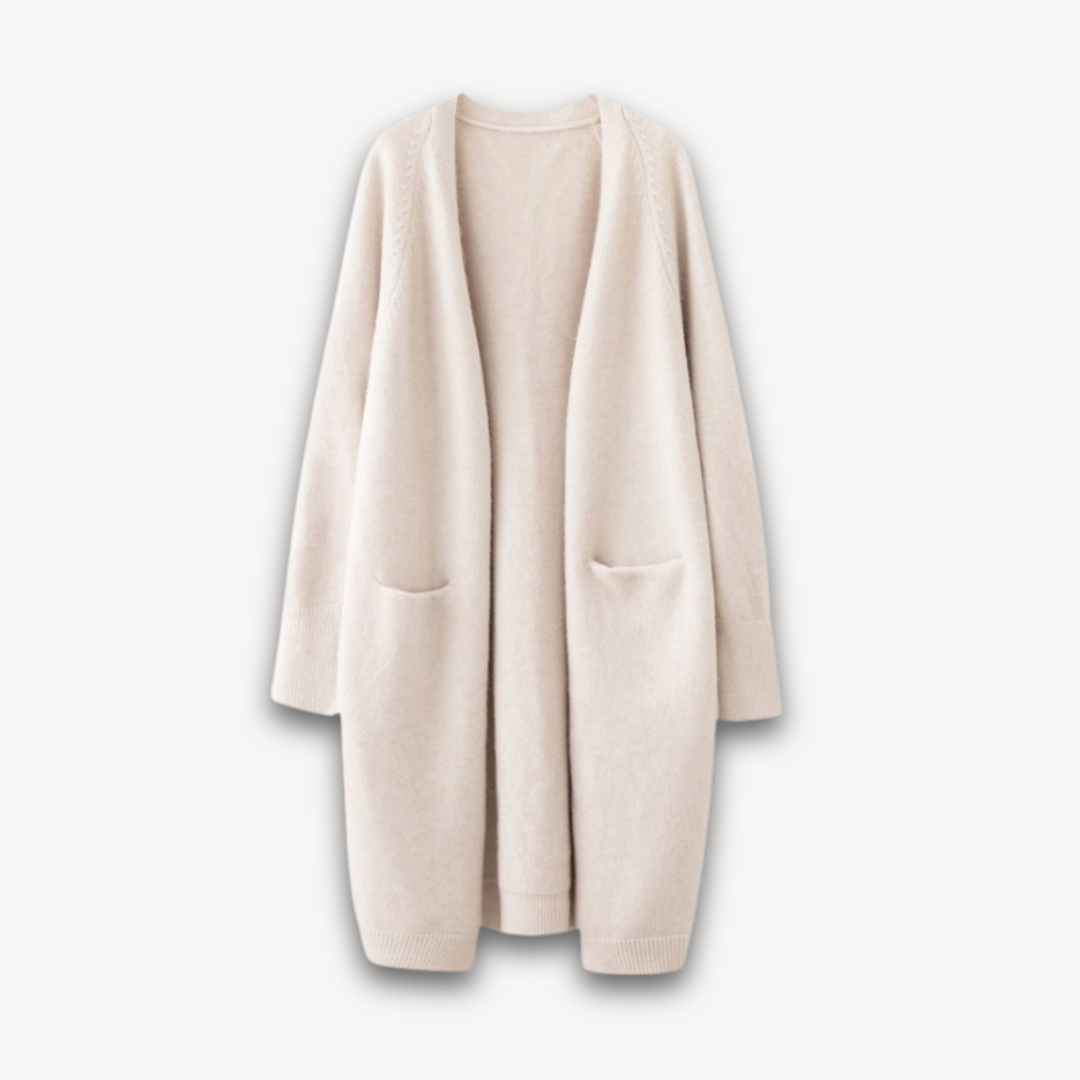Unalyn | Women's Knit Cozy Longline Open Front Cardigan for Versatile Wear Sweaters — 1