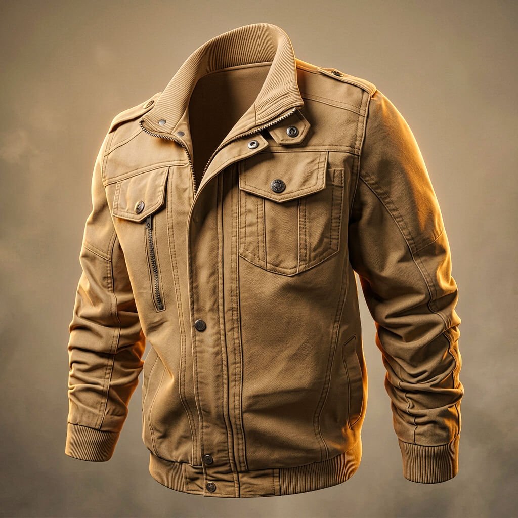 Wilhelmina | Women's Lightweight Casual Aaron Organic Denim Jacket — Beige Brown