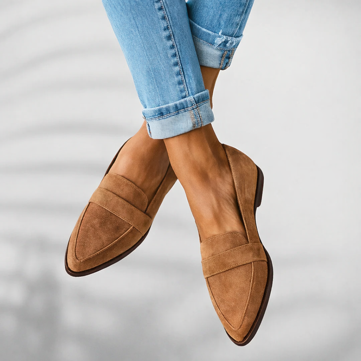 Luxe shoe in white background