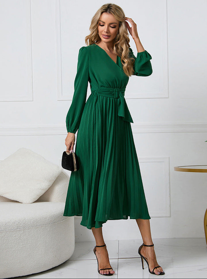 Montrella | Sophisticated Summer Wedding Guest Dress with Belted Waist