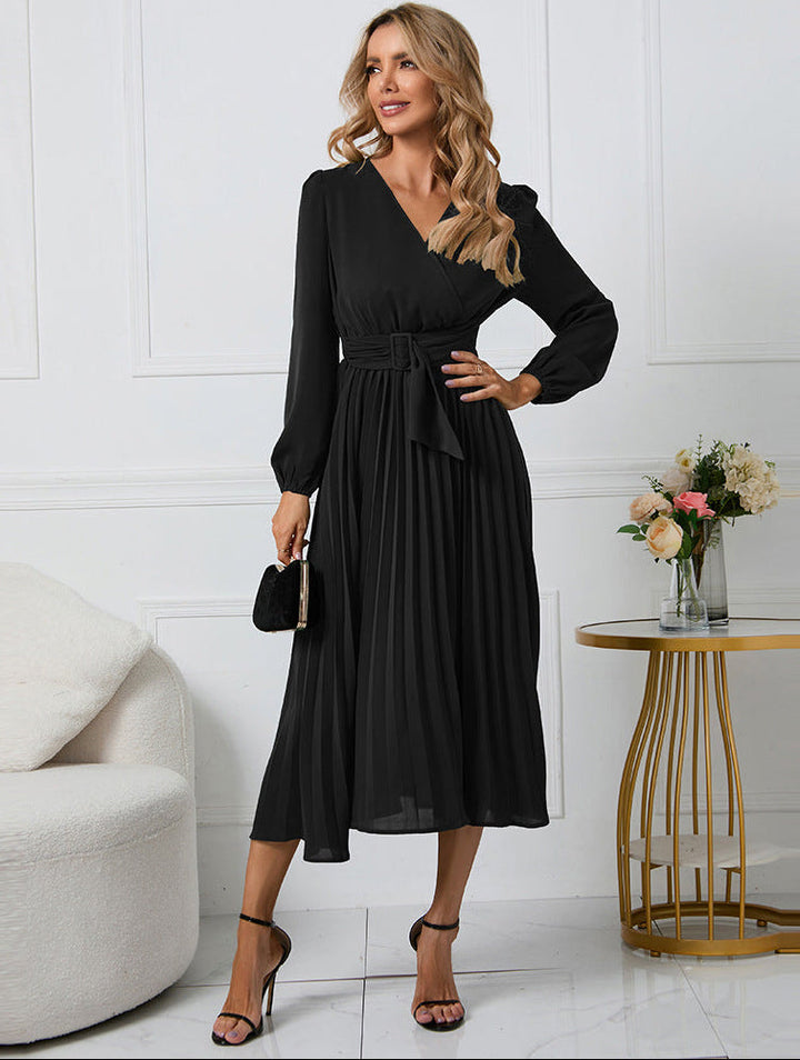 Montrella | Sophisticated Summer Wedding Guest Dress with Belted Waist