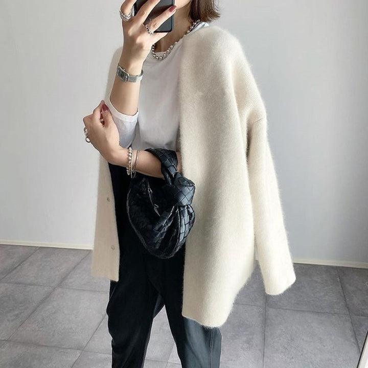 Zillaelle | Women's Knit Cozy Comfortable Cardigan — 2