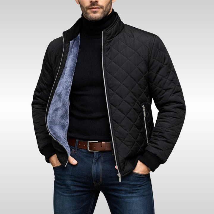 Zillaienne | Women's MODERN QUILTED JACKET — Black