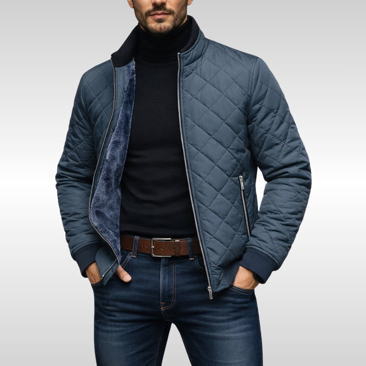Zillaienne | Women's MODERN QUILTED JACKET — Grey